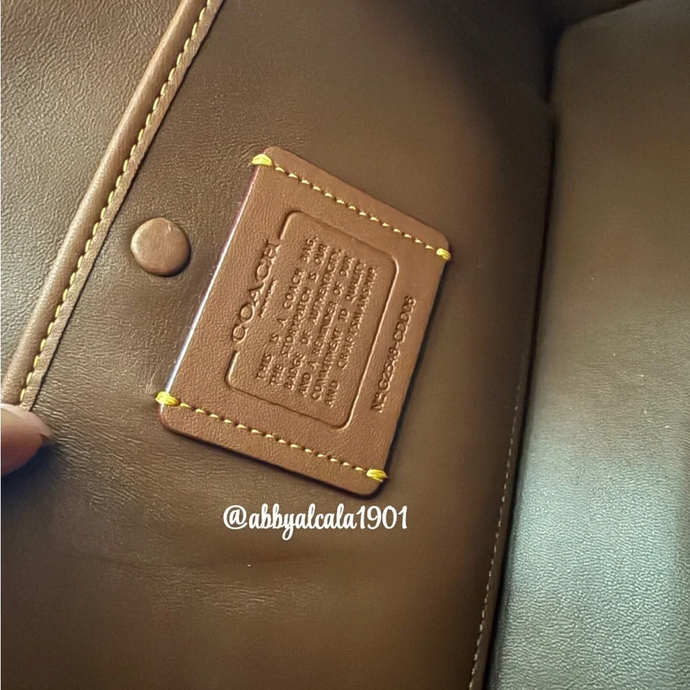 Coach Rich Brown Suede Shoulder Bag - Picture 6 of 6